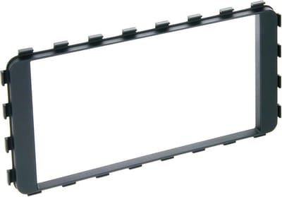 2-DIN Paneel geschikt voor Toyota iQ (AJ1) 2009-2014 Kleur: Zwart