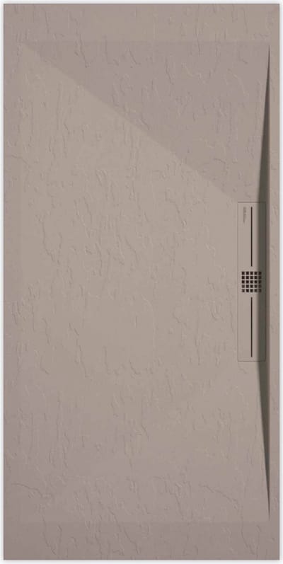 Sanifun douchebak Stone Side Sand Slate 1000 x 900 P