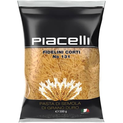 Piacelli Fidelini Corti Non. 131 Pâtes de semoule 500 g