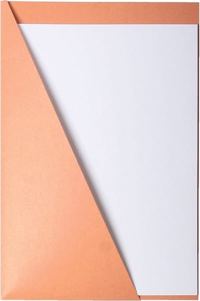 DRIEHOEKSMAP QUANTORE 219X330 225GR CHAMOIS