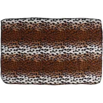 Honden deken Zacht Pluche Machine Wasbaar Pluche Huisdier Deken voor Kleine Huisdieren Honden Katten Luipaardprint L M(for 4-6.5kg) gray