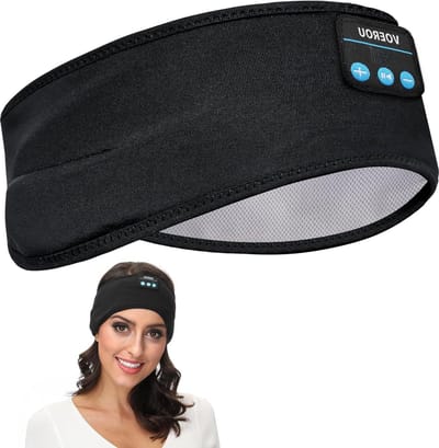 Bluetooth draadloze hoofdbandhoofdtelefoon - Slaaphoofdtelefoon voor sporten, slapen, trainen, joggen, yoga, slapeloosheid, reizen en meditatie