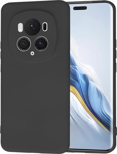 Hoesje geschikt voor HONOR Magic6 Pro - Techsuit Soft Flex Silicone Back Cover - Black