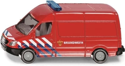 Siku 0805 003, Mercedes Benz Sprinter Brandweer, Metaal/Kunststof