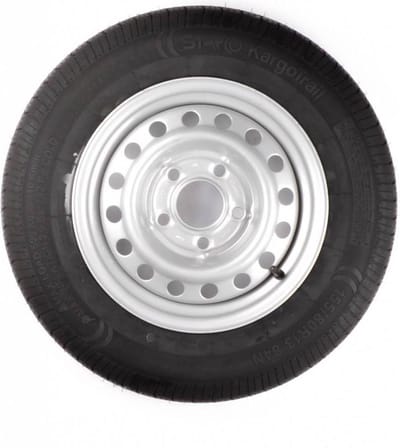 Compleet aanhanger wiel - 155R13C - steekmaat: 5x112 - draagvermogen: 615 kg - naafdiameter: 67 mm