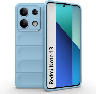 Coverup Hoesje - Geschikt voor Xiaomi Redmi Note 13 4G Hoesje - Coverup Hands-On Rugged Back Cover - Lichtblauw