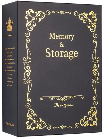 Allecto - Fotoalbum Scrapbook-Stijl - 100 Vellen - Gouden Patroon