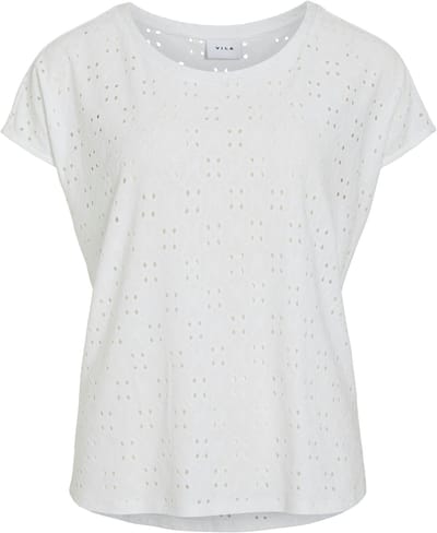 VILA - VIKAWA S/S O-NECK TOP/KA - Dames - Blouses