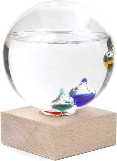 Kikkerland Galileo Thermometer – Weersvoorspelling – Metrologie
