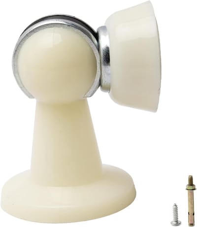 Magnetische Deurstopper - Deurvanger Deurhouder - Deuren Open Houden - Krachtig Magnetisch Effect - 303 inch Lengte - Beige