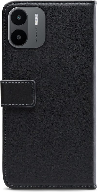 Mobilize Telefoonhoesje geschikt voor Xiaomi Redmi A1 4G Hoesje | Mobilize Classic Gelly Wallet Bookcase Portemonnee | Pasjeshouder voor 2 Pasjes | Telefoonhoesje voor Pinpas / OV Kaart / Rijbewijs - Zwart