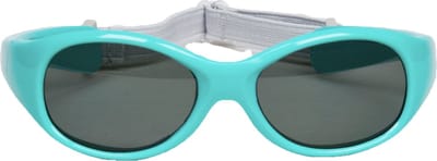 Melleson Eyewear - Kinderzonnebril Noah met band 2-4 jaar - Aqua - 100% UV-A en UV-B Bescherming - Inclusief Microvezel Pouch