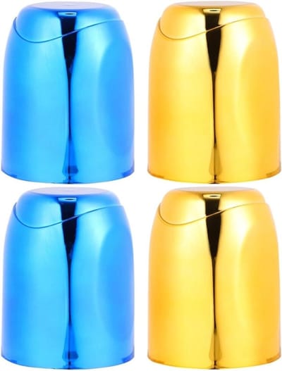 ibasenice 4 Stuks Dobbelbeker Bar Dobbelstenen Beker Dobbelstenen Schudbeker Dobbelstenen Stapelkit Dobbelstenen Opbergbeker Dobbelstenen Accessoire Kleur Beker Plastic Dikker Maken