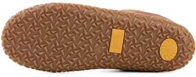 camel active Sneakers van nubuckleer en textiel - Maat menswear-40 - Cognac