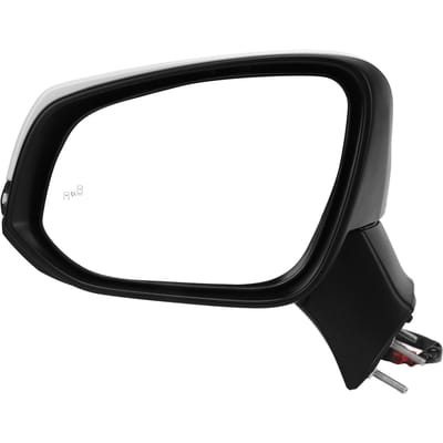 Rétroviseur latéral chauffant Super White Power avec clignotant et surveillance des angles morts, remplacement pour RAV4 black