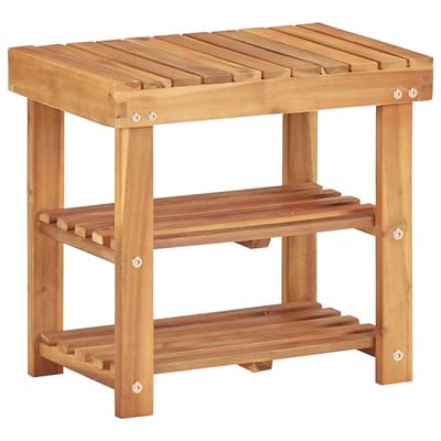 vidaXL - Schoenenrek - 50x32x45 - cm - massief - acaciahout