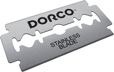 Dorco Platinum Double Edge Mesjes - Roestvrij Staal - 20 stuks - Scheermesjes