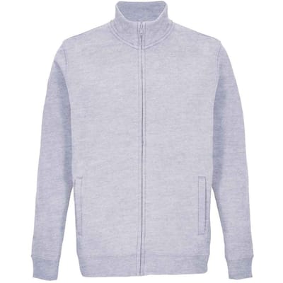 SOLS Cooper Marl Full Zip Jack voor volwassenen (Grijs)