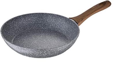 Koekenpan 24cm met Marblé-antiaanbaklaag en ergonomische handgrepen