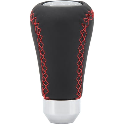 5 Versnellingen Pookknop Gevoelig Duurzaam Pookknop Hoofd met 4 Adapters Universeel voor black
