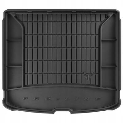Frogum - DryZone - Kofferbakmat 3D met Organizer - Geschikt voor SEAT Altea XL (2004-2015) - Hoge laadvloer - TPE Rubber - Zwart
