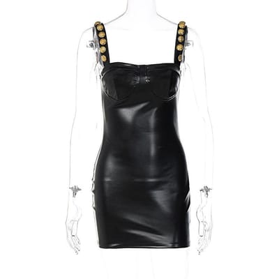 Dameskleding, Herfst en Winter One-length Halslijn, Sexy Strapless Jurk met Spaghettibandjes en Heuppak voor Dames L