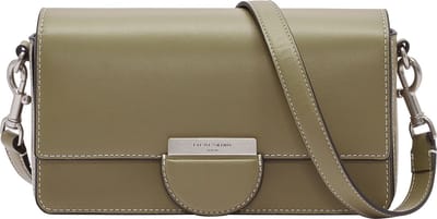 LIEBESKIND BERLIN Leren Schoudertas Pam Crossbody Salvia Kaki