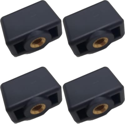 Zaag Knoppen - Verstekzaag Onderdeel - Gereedschap Reparatie - Origineel Onderdeel - 4 Stuks - Zwart