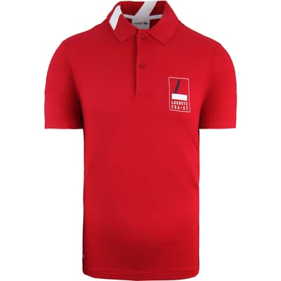 Lacoste Slim Fit Heren Rood Poloshirt