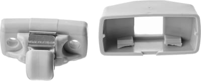Universeel - Zonneklephaak / Houder - Lichtgrijs - Voor VW Golf, Sharan, Audi, Skoda & Seat - Vervanging