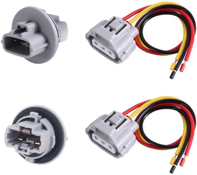 Dailygoody - Front Turn Signal Fitting - 3 Pins Connector - Oem