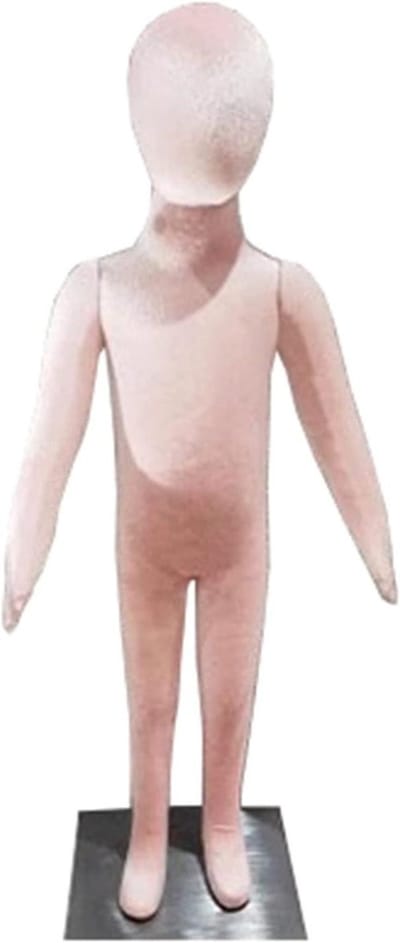 Kinder Paspop - Naai pop kind - Kleding presenteren - Pinnable stof - 4 jaar oud - Roze