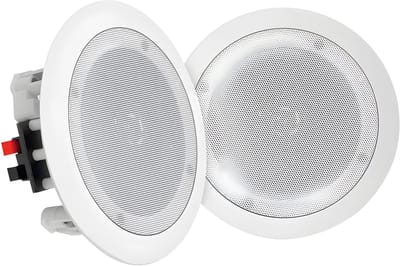 Pyle Inbouw Plafondspekers - 8 Inch Bluetooth Muurluidsprekers - 250 Watt -2-weg Binnen Stereo Speakersysteem (Set) - Wit
