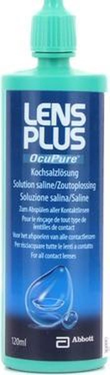 Lens Plus™ OcuPure™ Saline | 1x 120ml | zoutoplossing voor harde en zachte contactlenzen