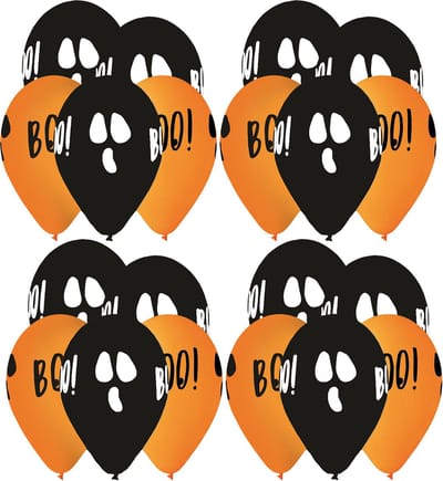Halloween-ballonnen, set van 33 cm latex ballonnen / 20 stuks