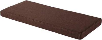 Bank Kussen - Zitkussen Tuin - Buiten Zitten - Hoge Dichtheid Schuim - 80x35x5cm - Donkerbruin