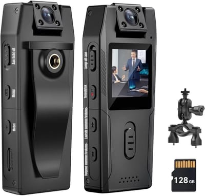 SCH® Bodycam - Cam - Zwart - 16cm x 16cm x 6cm