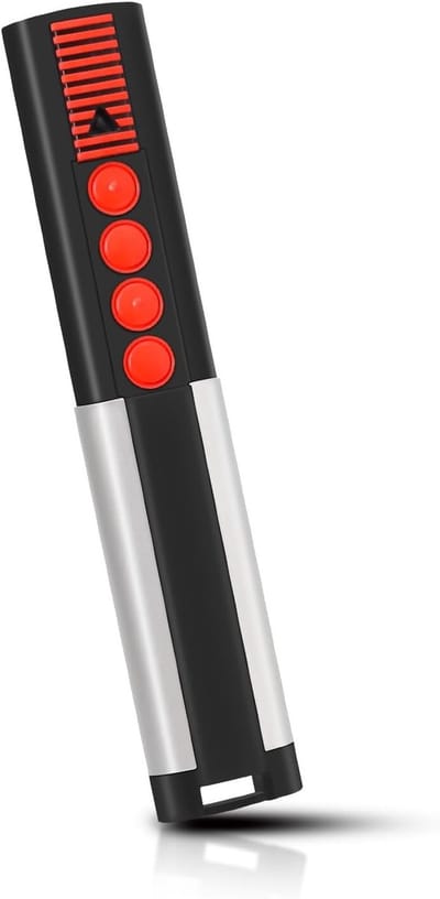 Draadloze afstandsbediening 868.8 MHz voor poortbediening, 4 kanalen, inclusief batterij, compact formaat