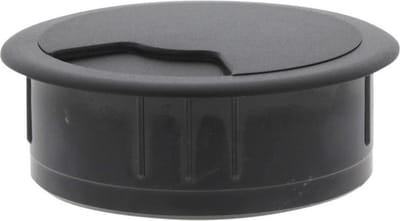 Starx -kabeldoorvoerdop / snoerdoorlater - 60 mm -4 standen - zwart
