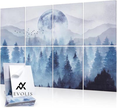 Nevolis Yrendenge Acoustic Panels Self Adhesive High Density Soundproof 30 x 40 x 1 cm Insulation Wall Panel Absorbing Wall for Office .