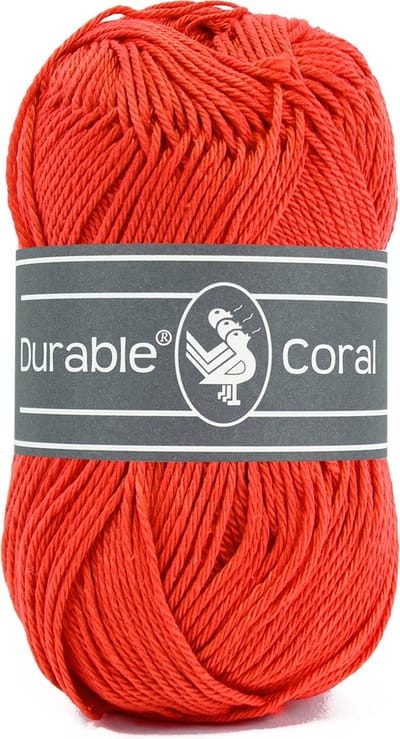 Durable Coral - 2193 grenadine - Gemerceriseerd Katoen Garen