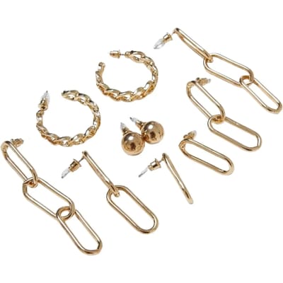 Diverse ketting oorbellen Urban Classics (x5)