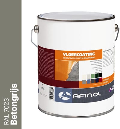Afinol Vloercoating Betongrijs (RAL 7023) 5 liter