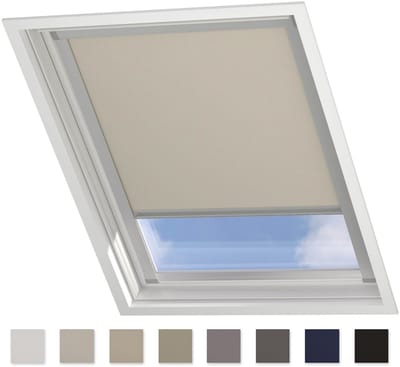 DTCH® Dakraam Rolgordijn Verduisterend - Trend - Sand - voor VELUX: SK01