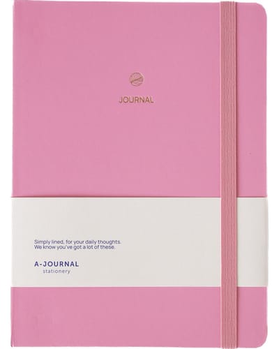 A-Journal - Bullet Journal - Roze Bordeaux - A5 - 192 pagina's