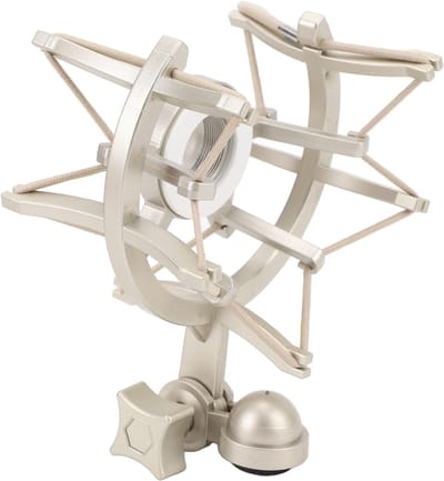 Dailygoods- Microfoonhouder met Schokdemper - Anti-vibratie Houder - Conversiemoer 5/8 naar 3/8 - Compatibel met TLM103/TLM193/TLM127/TLM170/MK4 - Duurzaam en Robuust - Schokmount