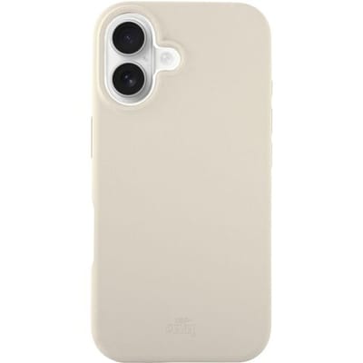 xoxo Wildhearts Shockproof Silicone Case Beige - geschikt voor iPhone 17 - Backcover hoes - Beige / Crème Siliconen - Optimale bescherming - Verhoogde camera rand - Beige / Crème