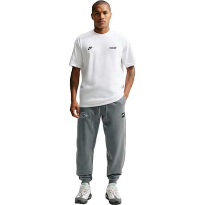 Nike fleece Broeken Heren - Grijs - Maat S - Katoen Jersey