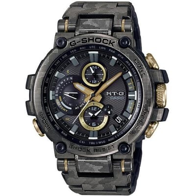Casio Heren RVS 200M Waterbestendig Kwarts Horloge MTG-B1000DCM-1A zwart