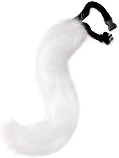 Daity 1 stuk - Pluche staart van imitatiebont - geschikt voor cosplay - Halloweenkostuums en accessoires.